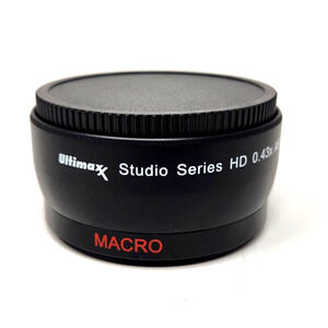Ultimaxx 58MM Studio Series HD 0.43x AF Wide Angle Macro Lens Japan Optics